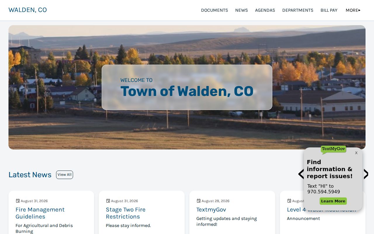 Walden court docket official Town contact and calendar site
